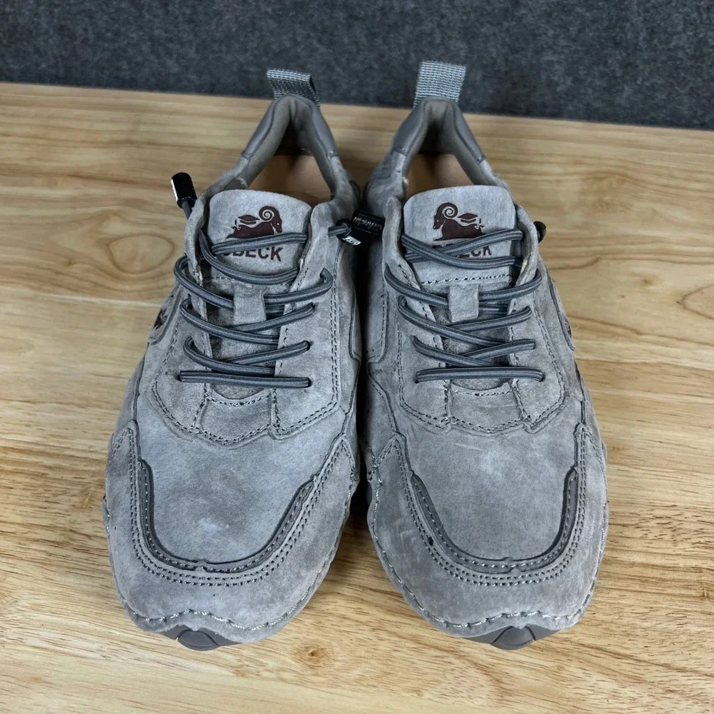 Dbeck Amundsen Grey Suede Handcrafted Casual Outdoor Walking Shoes Size 36